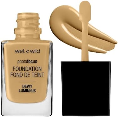 Wet N Wild Photo Focus Dewy Liquid Foundation Makeup, Desert Beige