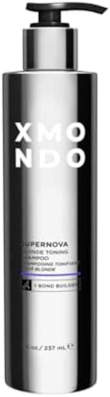 Xmondo Hair Supernova Blonde Toning Shampoo, Vegan Formula With Vegetable Proteins, Jojoba Oil, And Violet Pigments To Replenish, Restore, And Reduce Yellow Tones In Blonde Hair, 8 Fl Oz 1-Pack