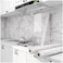 Yancorp Marble Contact Paper Removable Wallpaper Film Self-Adhesive Granite Sticker Kitchen Peel Stick Backsplash Tile Countertop Furniture Shelf Liner (White Grey)