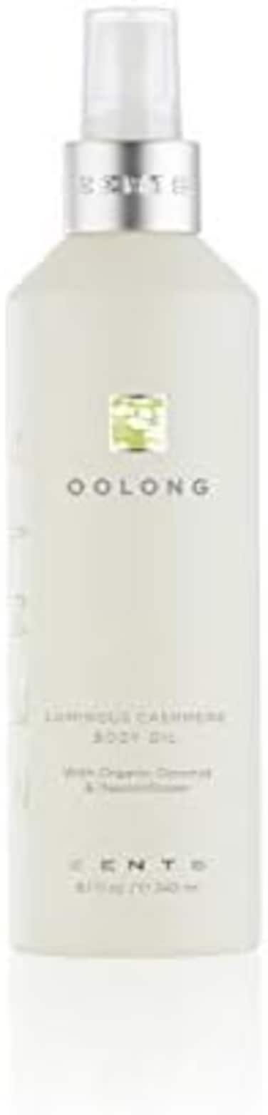 Zents Luminous Cashmere Body Oil (Oolong Fragrance), Soften And Moisturize Skin With Vitamin E And Organic Coconut Oil, 8 Fl Oz