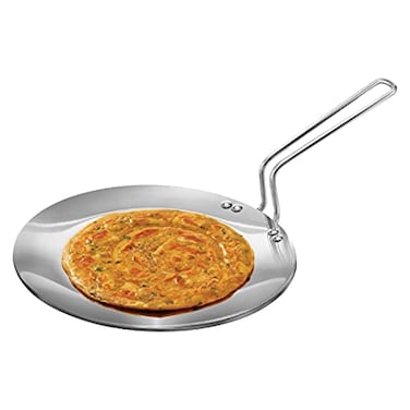 Hawkins Tri-Ply Stainless Steel Tava 26 cm, 3.5mm Induction Compatible
