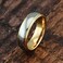 Engraved Personalized 6mm Tungsten Rings For Men Women Wedding Band Two Tones Gold Silver Engagement Size 5-13