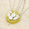 Fanqiejiang 3Pcs Stainless Steel Mother Daughter Pendant Necklace - Mom Big Sister Little Sister (Necklace) (Necklace)
