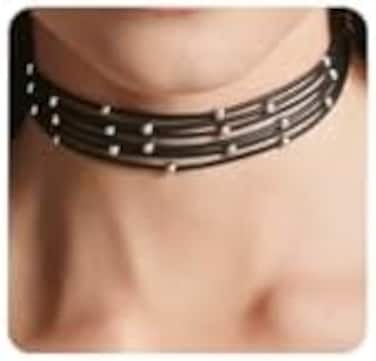 Anglacesmade بوهيميا الطبقات المختنق قلادة الجلد المدبوغ الأسود المختنق المختنق مع الخرز الفضي متعدد الطبقات المختنق للنساء والفتيات