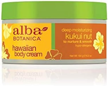 Alba Botanica Kukui Nut Body Cream, 6.5-Ounce Bottle (Pack Of 2)