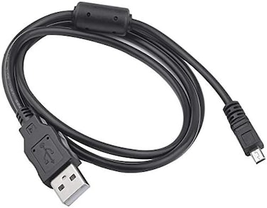 سلك كابل USB بديل لنقل مزامنة البيانات من Alitutumao متوافق مع كاميرا Sony Cybershot Cyber-Shot Dsch200 Dsch300 Dscw370 Dscw800 Dscw830 Dsc-H200 Dsc-H300 Dsc-W370 Dsc-W800 Dsc-W830