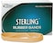 Alliance Rubber 25075 Sterling Rubber Bands Size #107, 1 Lb Box Contains Approx. 50 Bands (7" X 5/8", Natural Crepe), Beige
