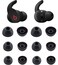 Alxcd Eartips Compatible With Beats Fit Pro, S/M/L 3 Sizes 6 Pairs Soft Silicon Earbuds Tips Replacement Ear Tips, Compatible With Beats Fit Pro, 6 Pairs Black