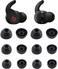 Alxcd Eartips Compatible With Beats Fit Pro, S/M/L 3 Sizes 6 Pairs Soft Silicon Earbuds Tips Replacement Ear Tips, Compatible With Beats Fit Pro, 6 Pairs Black