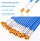 Anezus 50 Pcs Craft Paint Brushes For Kids, Flat Paint Brushes For Kids Small Paint Brushes Bulk For Detail Painting Acrylic Children Beginners Artist