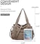 Angel Barcelo Roomy Fashion Hobo Womens Handbags Ladies Purse Satchel Shoulder Bags Tote Washed Leather Bag