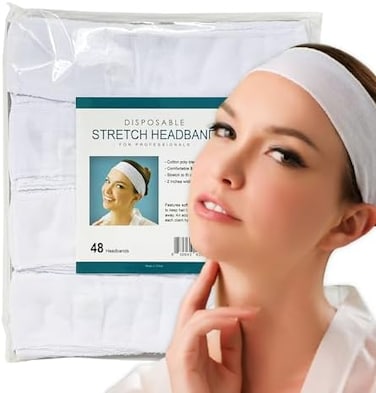 عصابة رأس سبا للاستعمال مرة واحدة من أبيروس (48 قطعة)