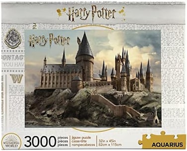 Aquarius Harry Potter Puzzle Hogwarts Castle (3000 Piece Jigsaw Puzzle) Officially Licensed Merchandise And Collectibles Glare Free Precision Fit 32X45In
