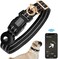 Auroth Airtag Dog Collar, Adjustable Air Tag Case Holder Dog Collar For Medium Large Dogs, Airtag Dog Collar Holder With Heavy Duty D Ring Tangle Free
