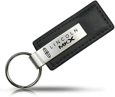 Au-Tomotive Gold Lincoln Mkx Black Leather Key