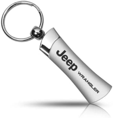 سلسلة مفاتيح معدنية طراز Au-Tomotive باللون الذهبي لسيارة جيب رانجلر بليد