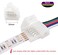 5 Pin Rgbw LED Strip Lights Connectors 10mm Set, Rgbw Strip Connectors 5 Pins, 10mm LED Strip Wire Connectors For Smd5050 LED Strip Lights
