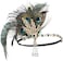 1920S Flapper Feather Headband Roaring 20S Showgirl Gatsby Headpiece
