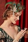1920S Flapper Feather Headband Roaring 20S Showgirl Gatsby Headpiece