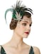 1920S Flapper Feather Headband Roaring 20S Showgirl Gatsby Headpiece