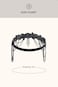 1920S Flapper Headpiece Headband Great Gatsby Chain Headband For Women (Black)