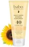 Babo Botanicals Daily Sheer Mineral Face Sunscreen Lotion SPF 40, Fragrance Free, 1.7 Fl Oz