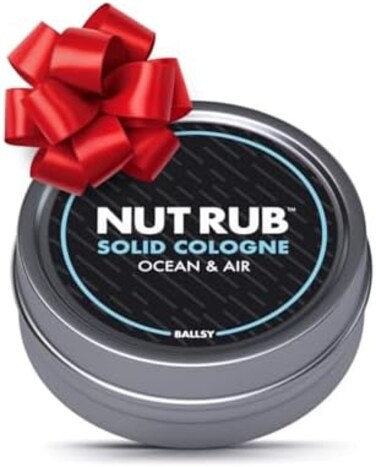 Body &amp; Groin Rub, Cologne For Everywhere, With Beeswax, Coconut And Sunflower Seed Oil, Ocean And Air .85 Oz
