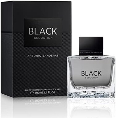 Seduction In Black By Antonio Banderas Eau De Toilette Spray 3.4 Oz For Men