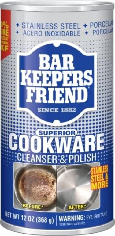 Bar Keepers Friend Superior Cookware Cleanser &amp; Polish, 12-Ounces, 1-Unit