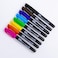 Bazic Black Fine Tip Permanent Markers W/Pocket Clip (5/Pack)