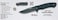 Bear & Son Cutlery Edge 61112 112 4 5/8 بوصة سكين جانبي مساعد G10 أسود