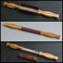 Beavercraft Draw Knife With Leather Sheath Dk1S-4, 3" Straight Shave Knife Wood Carving Tools Woodworking Hand Tool