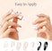 Swirl Nail Art Gel Liner - 1 Pcs 7ml Classic White Color Gel Art Paint For Nails Built Thin French Line Nail Art Brush In Gel Pens Soak Off Manicure Salon Christmas Nails Art