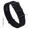 Nylon Watch Band - Waterproof Ballistic Nylon One-Piece Military Watch Straps For Men &amp; Women - Choice Of Color &amp; Width - 18mm, 20mm, 22mm Or 24mm