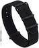 Nylon Watch Band - Waterproof Ballistic Nylon One-Piece Military Watch Straps For Men &amp; Women - Choice Of Color &amp; Width - 18mm, 20mm, 22mm Or 24mm