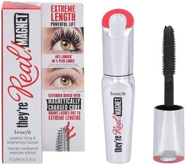 Benefit They'Re Real! Magnet Extreme Lengthening Mascara 4.5 G Travel-Size Powerful Lifting &amp; Lengthening Mascara, Black