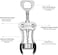Beneno Wing Corkscrew, Zinc Alloy Premium Wine Cork Opener With Multifunctional Bottles Opener, Upgrade