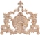 أثاث زاوية منحوت من الخشب مرصع بزخارف خشبية غير مطلية ديكور منزلي (04، 31 بوصة - 28 سم / 12.2 بوصة - 11.02 بوصة)