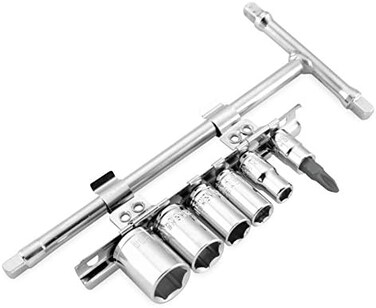 مجموعة مقبض على شكل حرف T من Bikemaster مقاس 1/4 بوصة