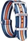 Military Ballistic Nylon Watch Strap Replacement Braided Watch Strap With Black/Silver Steel Buckle Men Women 20 Colours 18mm 20mm 22mm 24mm (Upgrade Version)
