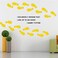 10 Pairs 20 Prints Yellow Adults Size Shoes Footprint Stickers Decals For Floor Wall Stairs To Guide Directions, 10 Inch