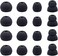 Ear Tips Compatible With Beats Flex, Replacement Ear Buds Ear Cap Ear Plug Eartips For Beat S Flex Wireless Earbuds, 8 Pairs, Black