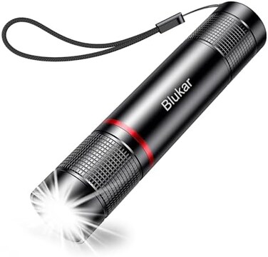 Led Torch Rechargeable, 2000L Super Bright Adjustable Focus Flashlight, 4 Lighting Modes, Long Battery Life, Waterproof Pocket Size Torch For Power Cuts, Emergency, Camping, Hiking, Outdoor