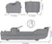 Bmc Toys Classic Marx Landing Craft - 4Pc Grey Plastic Army Men Boat Vehicles