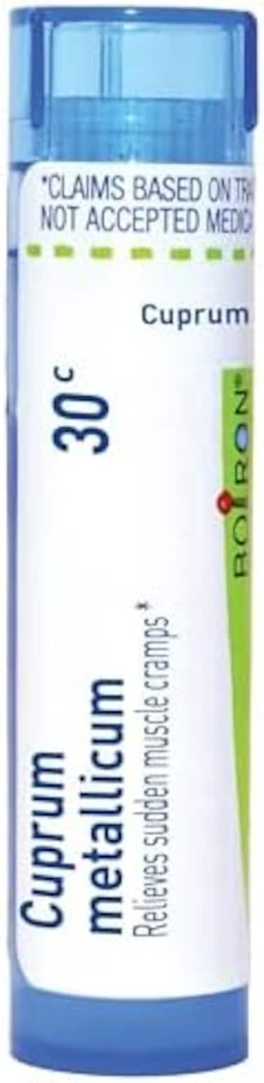 Boiron Cuprum Metallicum 30C Homeopathic Medicine For Leg Cramps &amp; Muscle Cramps - 80 Pellets