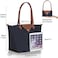 Oxford Women's Large Capacity Folding Shoulder Bag Nylon Handbag Ladies Shopping Folding Tote Beach Travel Bag Waterproof Casual