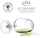 Bormioli Rocco 14.75 Oz White Wine Gl (Set Of 4): Crystal Clear Star Glass, Laser Cut Rim For Wine Tasting, Lead-Free Cups, Elegant Party Drinking Glassware, Dishwasher Safe, Restaurant Quality