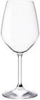 Bormioli Rocco 14.75 Oz White Wine Gl (Set Of 4): Crystal Clear Star Glass, Laser Cut Rim For Wine Tasting, Lead-Free Cups, Elegant Party Drinking Glassware, Dishwasher Safe, Restaurant Quality