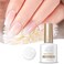Milky White Gel Nail Polish Opal Jelly White Translucent Natural Color Gel Polish U V LED Nail Art Manicure Varnish
