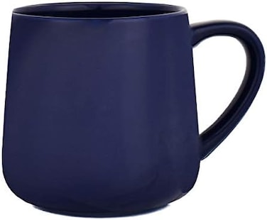 Bosmarlin Glossy Ceramic Coffee Mug, Tea Cup For Office And Home, 18 Oz, Dishwasher And Microwave Safe, 1 Pack 18 Oz Blue